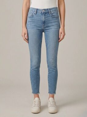 MOTHER The Looker Ankle Fray Skinny Jeans In Chain Of Desire Size 26